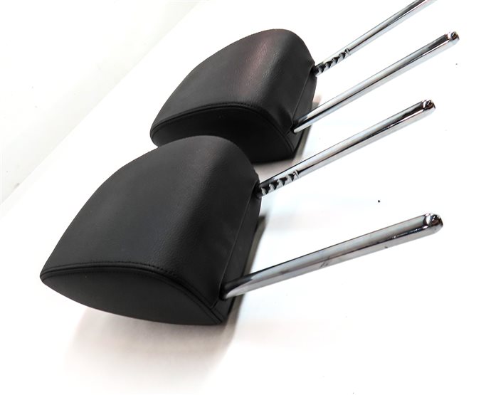 Thumbnail 5: 16-23 BMW X1 X2 F48 F39 FRONT LEFT RIGHT STANDARD SEAT HEADREST (BLACK LEATHER)