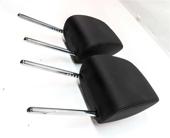 Thumbnail 6: 16-23 BMW X1 X2 F48 F39 FRONT LEFT RIGHT STANDARD SEAT HEADREST (BLACK LEATHER)