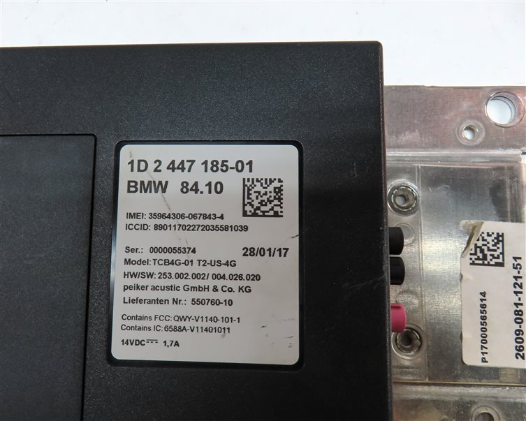 Thumbnail 6: 2017 BMW X1 (F48) BLUETOOTH TELEMATICS CONTROL MODULE