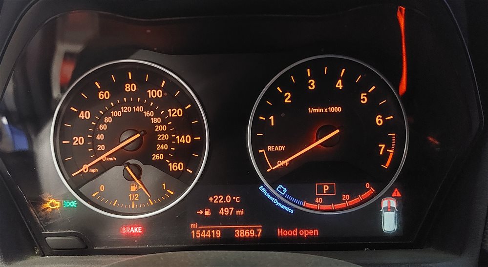 Thumbnail 2: 2017 BMW 230i X1 (F22 F48) SPEEDOMETER INSTRUMENT GAUGE CLUSTER MPH (154k)