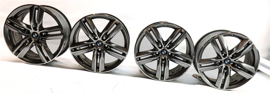 Thumbnail 2: 16-20 BMW X1 X2 (F48) 18 X 7.5 INCH ALLOY 5 DOUBLE SPOKE WHEEL RIM SET/4