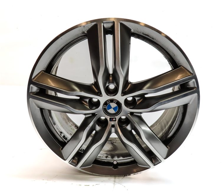 Thumbnail 6: 16-20 BMW X1 X2 (F48) 18 X 7.5 INCH ALLOY 5 DOUBLE SPOKE WHEEL RIM SET/4
