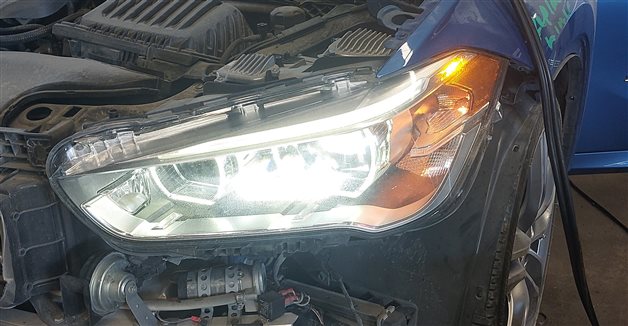 Thumbnail 2: 2017-2019 BMW X1 F48 FRONT LEFT DRIVER LED HEADLIGHT HEAD LIGHT LAMP ASSEMBLY