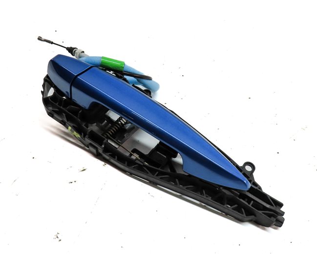 2016-2021 BMW X1 X2 (F39 F48) LEFT REAR DOOR HANDLE w/ LIGHT (Blue)