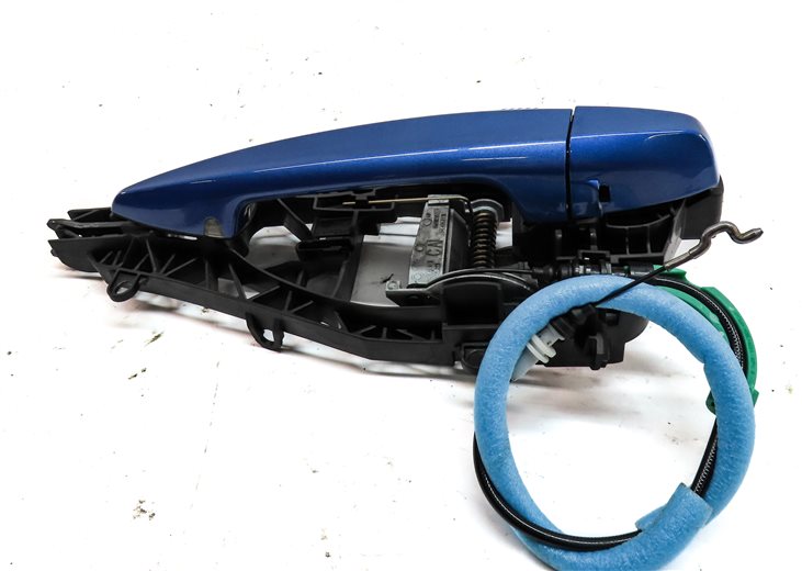 Thumbnail 4: 14-21 BMW X1 X2 X5 X6 (F15 F16 F39 F48) FRONT LEFT COMFORT DOOR HANDLE (Blue)
