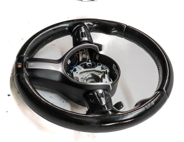 Thumbnail 3: 16-23 BMW X1 X2 F48 DRIVER M SPORT STEERING WHEEL w/SHIFT PADDLES & SWITCHES