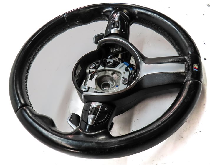 Thumbnail 4: 16-23 BMW X1 X2 F48 DRIVER M SPORT STEERING WHEEL w/SHIFT PADDLES & SWITCHES