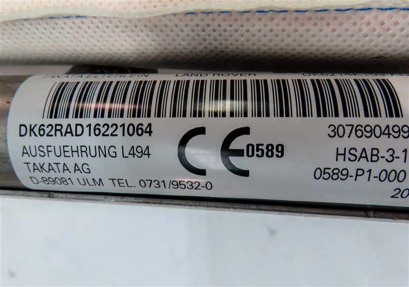 Thumbnail 5: 2014-2020 RANGE ROVER SPORT (L494) RIGHT PASSENGER SIDE CURTAIN AIRBAG AIR BAG