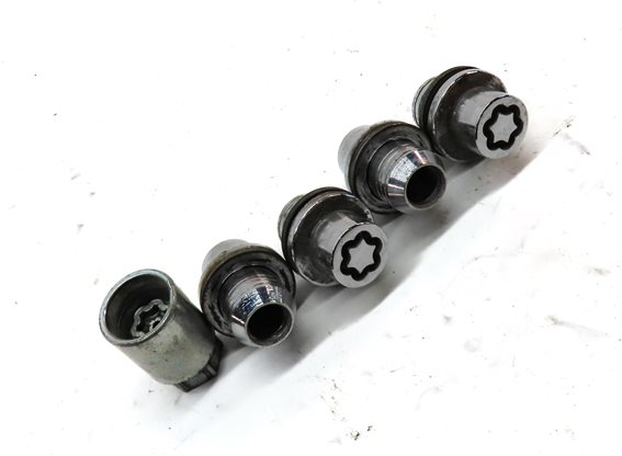 Thumbnail 3: 2016 RANGE ROVER SPORT (L494) RIM WHEEL LUG NUT LOCK SET/5 w/ KEY
