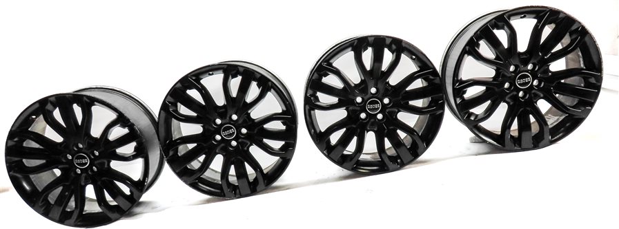 Thumbnail 2: 14-22 RANGE ROVER SPORT (L494) 21x9.5 ALUMINUM 15-SPOKE WHEEL RIM SET-4 (BLACK)