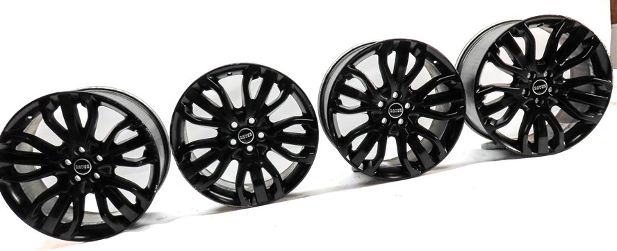 Thumbnail 3: 14-22 RANGE ROVER SPORT (L494) 21x9.5 ALUMINUM 15-SPOKE WHEEL RIM SET-4 (BLACK)