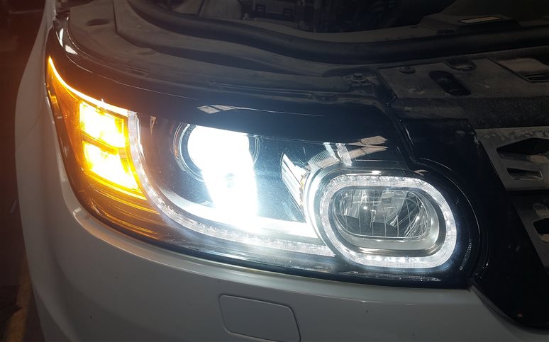 Thumbnail 2: 2014-2017 RANGE ROVER SPORT (L494) RIGHT XENON HID ADAPTIVE HEADLIGHT LIGHT LAMP