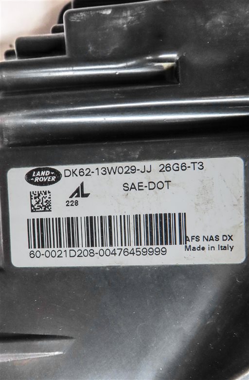 Thumbnail 7: 2014-2017 RANGE ROVER SPORT (L494) RIGHT XENON HID ADAPTIVE HEADLIGHT LIGHT LAMP