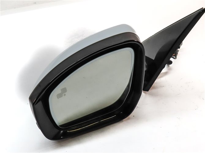 16-17 ROVER SPORT L494 LEFT PFOLD MEMORY BLIND SPOT CAMERA DOOR MIRROR (White)