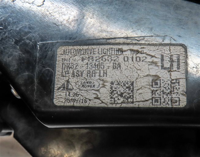 Thumbnail 7: 14-17 RANGE ROVER SPORT L405 L494 REAR LEFT DRIVER UPPER QUARTER TAILLIGHT