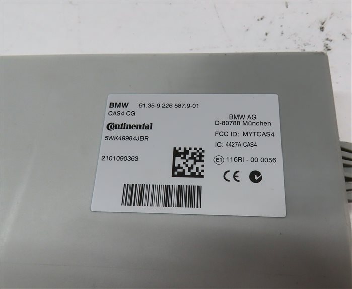 Thumbnail 9: 10-19 BMW 528i 535i 550i 650i 740i 750i X3 X4 CAS4 COMFORT ACCESS CONTROL MODULE