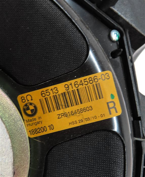 Thumbnail 21: 2010 BMW 535IGT (F07) RADIO AUDIO SOUND SYSTEM SPEAKER SUBWOOFER TWEETER SET/16