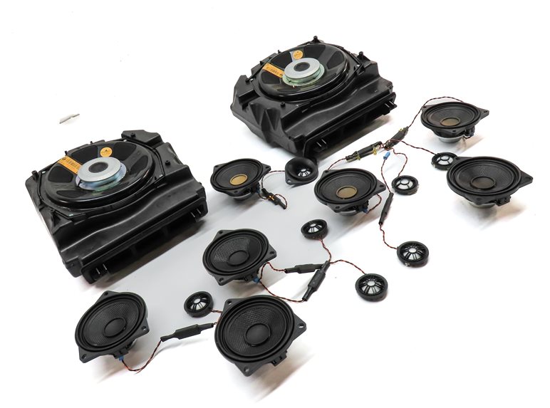 Thumbnail 3: 2010 BMW 535IGT (F07) RADIO AUDIO SOUND SYSTEM SPEAKER SUBWOOFER TWEETER SET/16