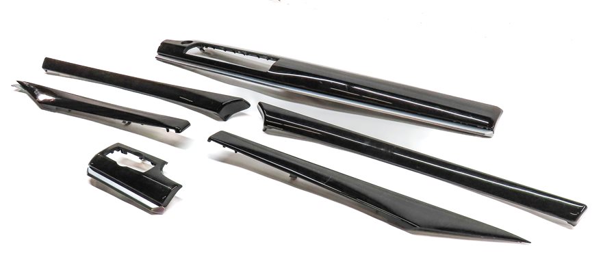 Thumbnail 1: 2010 BMW 535IGT (F07) INTERIOR DASH CENTER CONSOLE DOOR TRIM SET/ 6 (Ash)