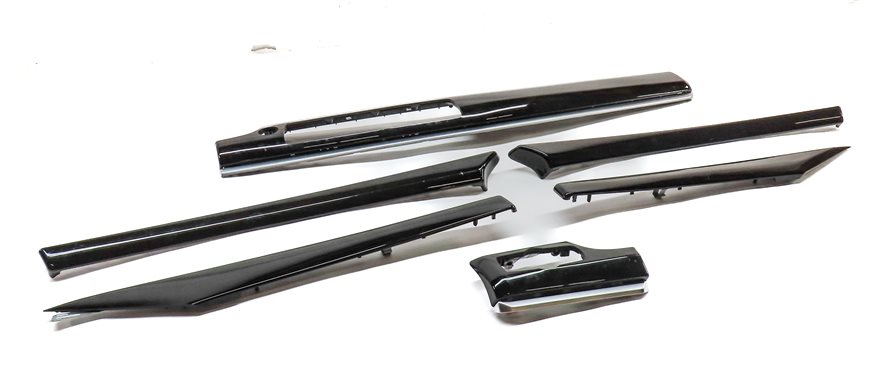 Thumbnail 3: 2010 BMW 535IGT (F07) INTERIOR DASH CENTER CONSOLE DOOR TRIM SET/ 6 (Ash)