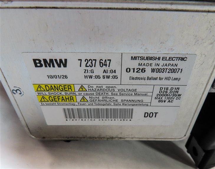 Thumbnail 8: 2010-2017 BMW 535iGT 550iGT (F07) LEFT DRIVER XENON HID ADAPTIVE HEADLIGHT LAMP