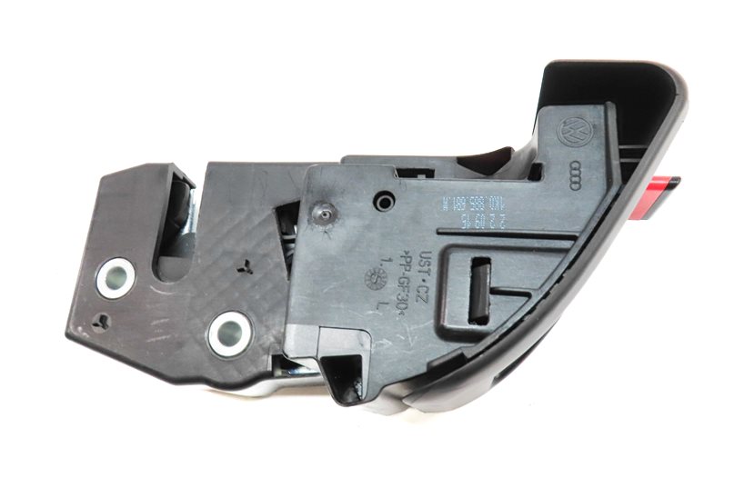 Thumbnail 7: 2015 AUDI Q3 (8U) REAR LEFT FOLDING SEAT BACK RELEASE LOCK LATCH HANDLE (BLACK)