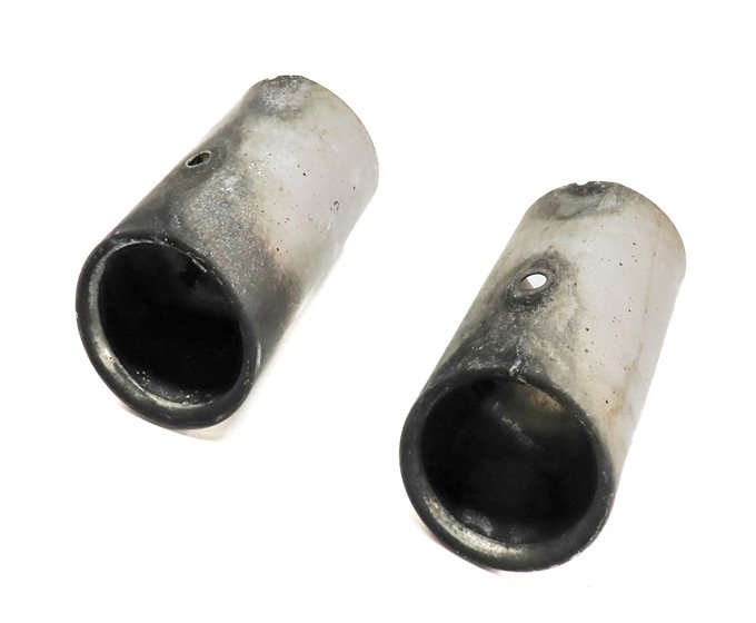 15-18 AUDI Q3 09-18 VW TIGUAN REAR EXHAUST TAIL PIPE MUFFLER TIP SET/2