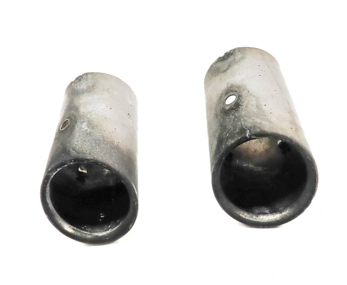 Thumbnail 2: 15-18 AUDI Q3 09-18 VW TIGUAN REAR EXHAUST TAIL PIPE MUFFLER TIP SET/2