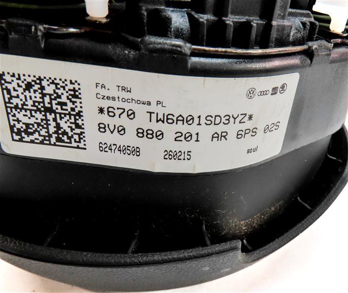 Thumbnail 6: 2015-2018 AUDI A3 Q3 (8U 8V) DRIVER STEERING WHEEL SRS AIRBAG AIR BAG