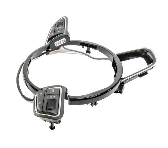 Thumbnail 3: 2015 AUDI Q3 (8U) DRIVER STEERING WHEEL OPTION NAVIGATION AUDIO SWITCH SET/2
