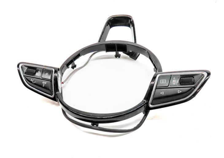 Thumbnail 4: 2015 AUDI Q3 (8U) DRIVER STEERING WHEEL OPTION NAVIGATION AUDIO SWITCH SET/2