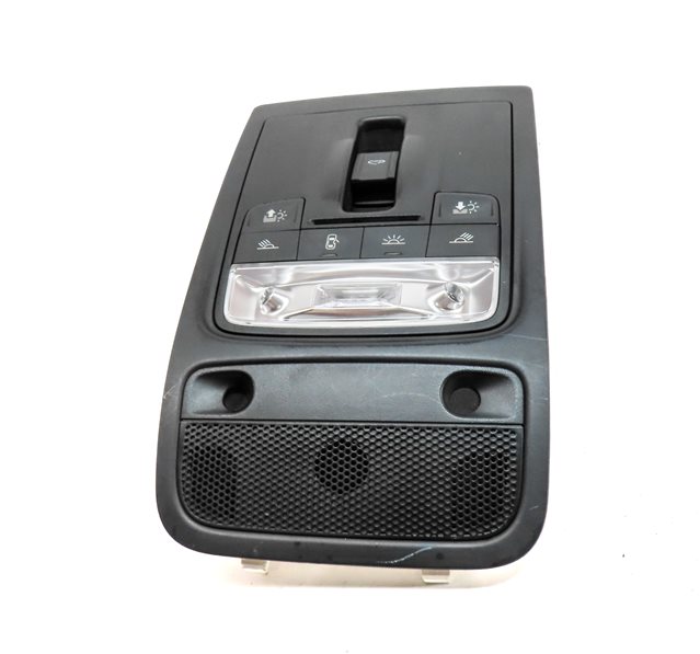 Thumbnail 3: 15 AUDI Q3 (8U) INTERIOR OVERHEAD DOME MAP LIGHT LAMP w/ SUNROOF SWITCH (Black)