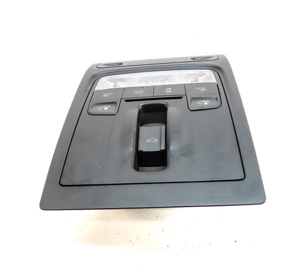 Thumbnail 5: 15 AUDI Q3 (8U) INTERIOR OVERHEAD DOME MAP LIGHT LAMP w/ SUNROOF SWITCH (Black)
