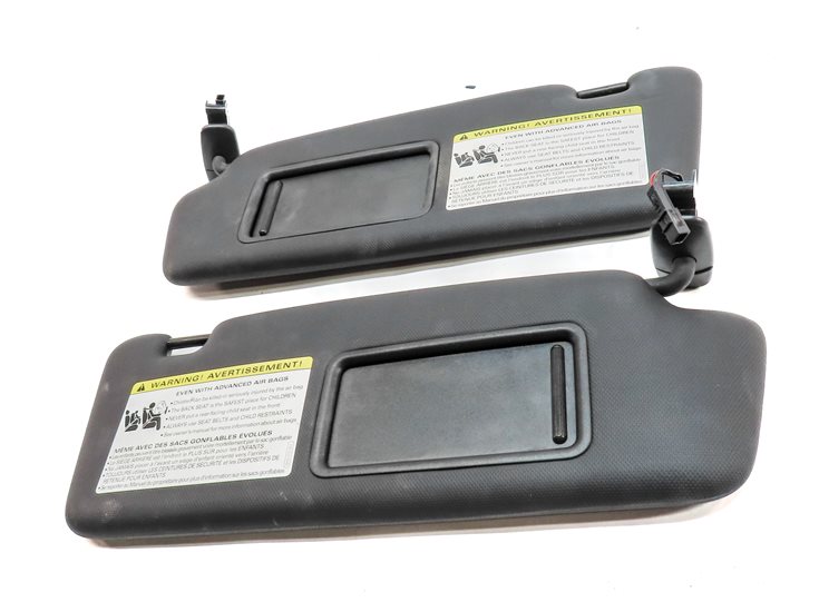 Thumbnail 2: 2015-2023 AUDI Q3 (8U) FRONT LEFT & RIGHT SUNVISOR SUN VISOR SET-2 (Black)