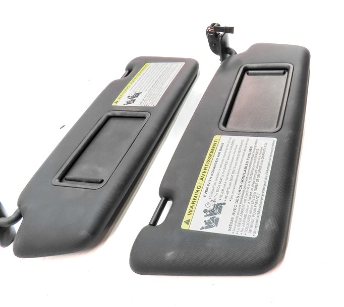 Thumbnail 4: 2015-2023 AUDI Q3 (8U) FRONT LEFT & RIGHT SUNVISOR SUN VISOR SET-2 (Black)