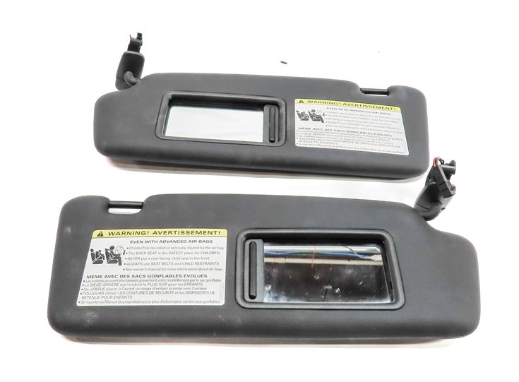 Thumbnail 5: 2015-2023 AUDI Q3 (8U) FRONT LEFT & RIGHT SUNVISOR SUN VISOR SET-2 (Black)