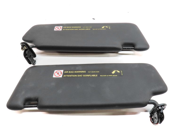 Thumbnail 7: 2015-2023 AUDI Q3 (8U) FRONT LEFT & RIGHT SUNVISOR SUN VISOR SET-2 (Black)