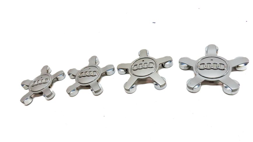 Thumbnail 2: 2015 AUDI Q3 (8U) WHEEL RIM CENTER LOGO EMBLEM CAP SET/4