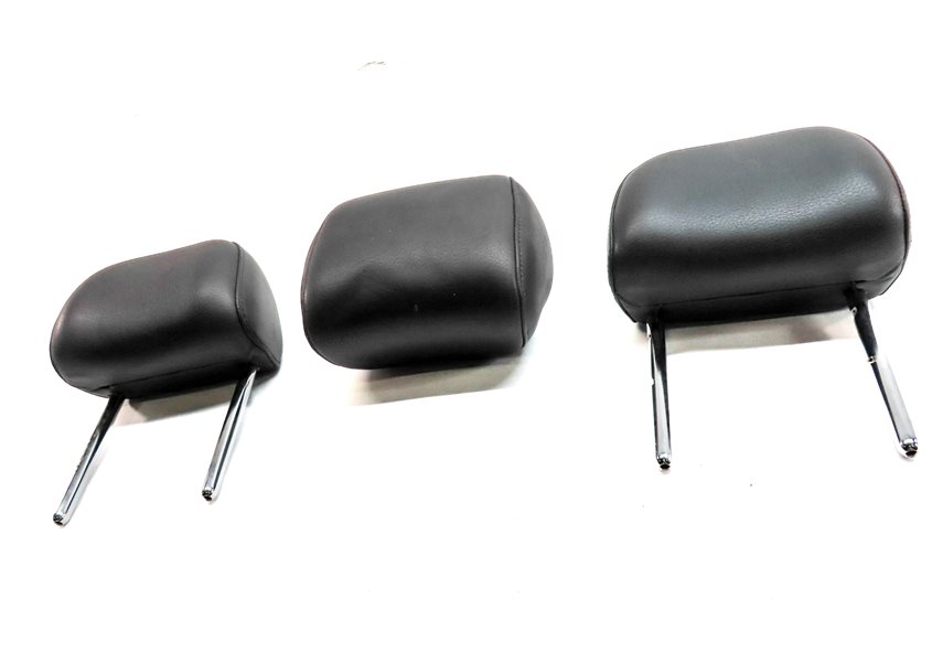 Thumbnail 2: 2015-2018 AUDI Q3 (8U) REAR SEAT LEFT CENTER RIGHT HEADREST SET 3 (Black)