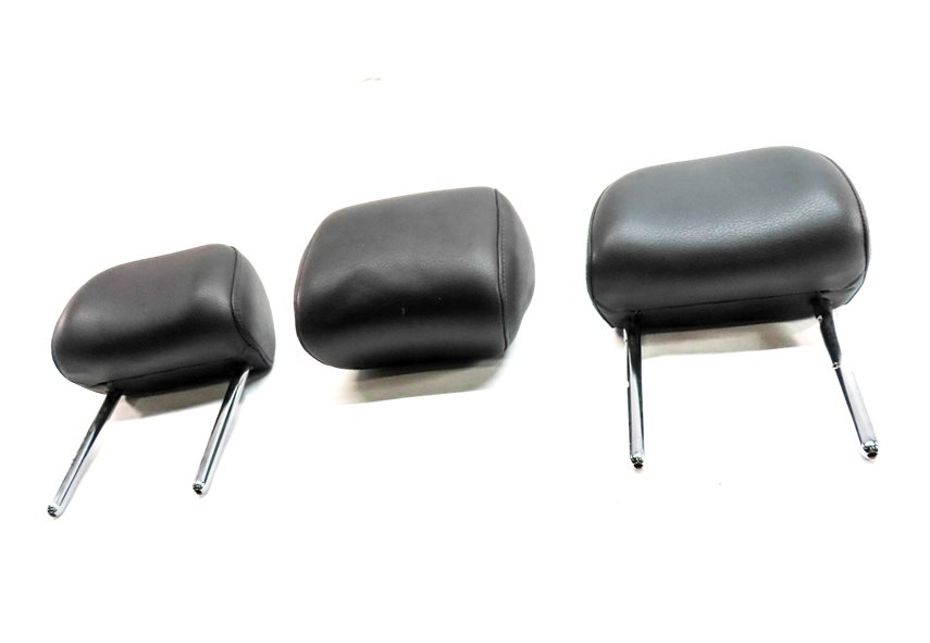 Thumbnail 3: 2015-2018 AUDI Q3 (8U) REAR SEAT LEFT CENTER RIGHT HEADREST SET 3 (Black)