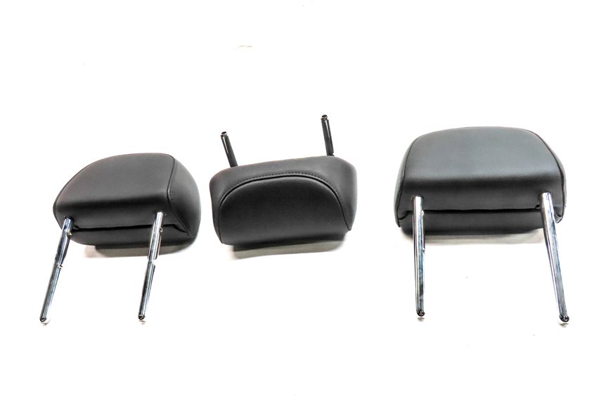 Thumbnail 8: 2015-2018 AUDI Q3 (8U) REAR SEAT LEFT CENTER RIGHT HEADREST SET 3 (Black)