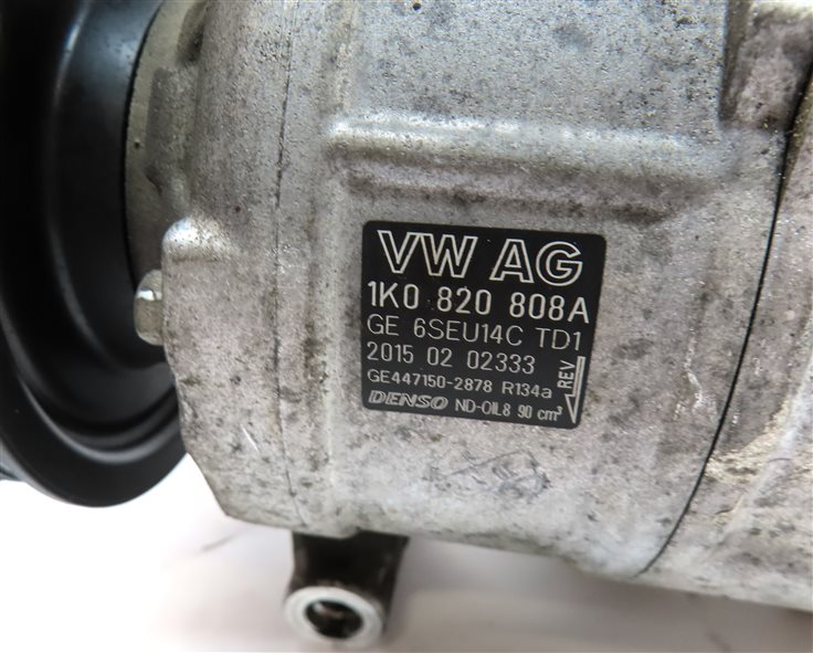 Thumbnail 9: 09-18 VW AUDI A3 Q3 TT BEETLE JETTA PASSAT (8P 8U) 2.0L A/C AIR COMPRESSOR PUMP