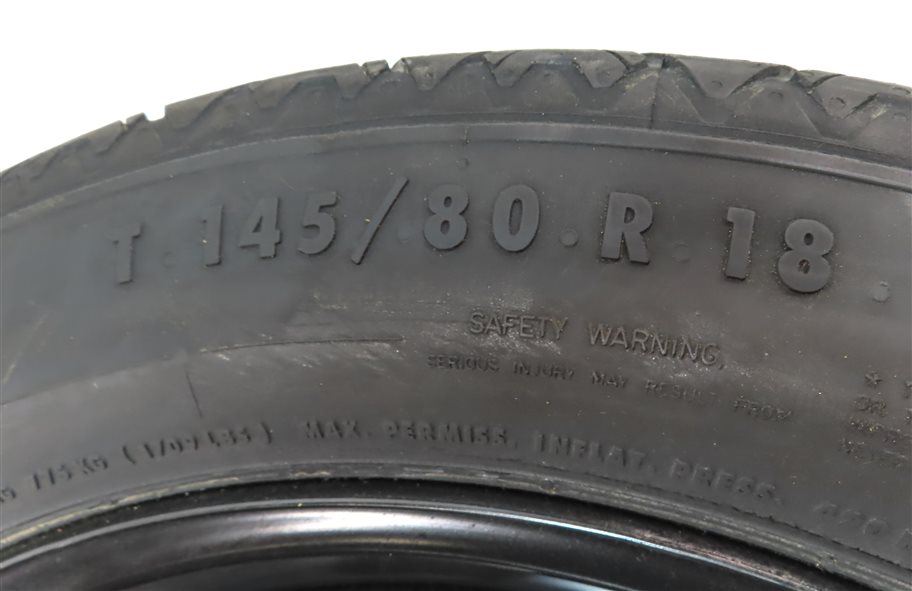 Thumbnail 5: 2015-2018 AUDI Q3 (8U) 18x4" 18x4 EMERGENCY SPARE TIRE WHEEL RIM