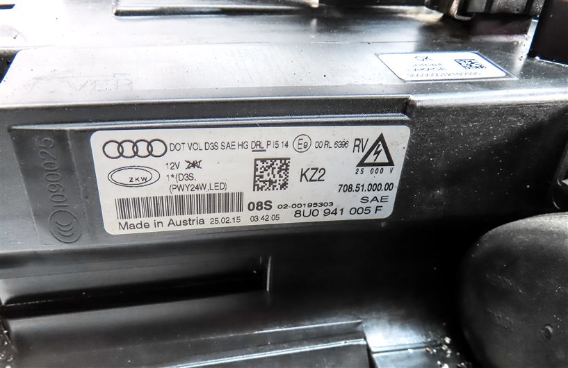 Thumbnail 9: 2015 AUDI Q3 (8U) FRONT LEFT DRIVER XENON HID HEADLIGHT LIGHT LAMP (NON AFS)