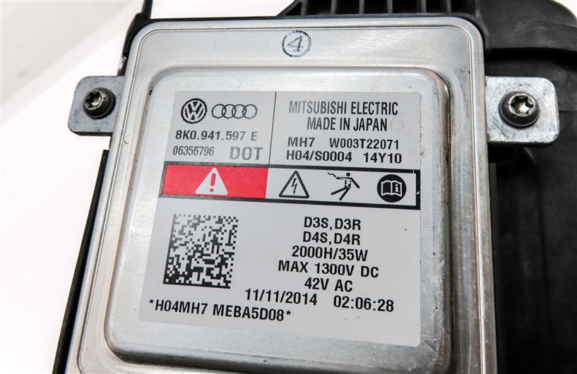 Thumbnail 7: 2015 AUDI Q3 (8U) FRONT RIGHT PASSENGER XENON HID HEADLIGHT LIGHT LAMP (NON AFS)