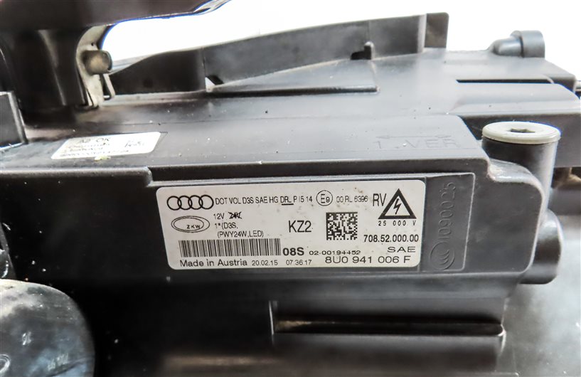 Thumbnail 9: 2015 AUDI Q3 (8U) FRONT RIGHT PASSENGER XENON HID HEADLIGHT LIGHT LAMP (NON AFS)