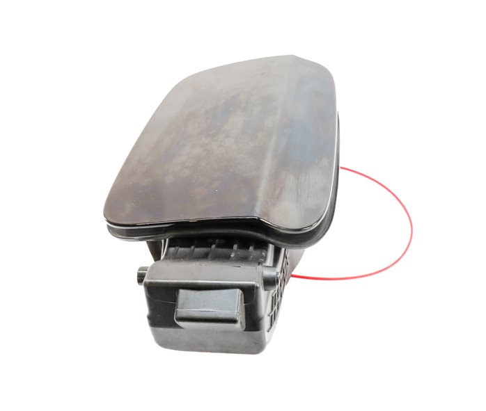 Thumbnail 3: 2015-2018 AUDI Q3 (8U) FUEL TANK DOOR LID TRIM w/ HOUSING & CAP (Black)