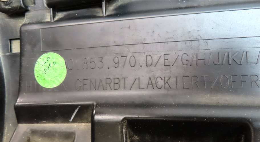 Thumbnail 6: 2015 AUDI Q3 (8U) REAR RIGHT LOWER DOOR MOULDING TRIM PANEL (Black)