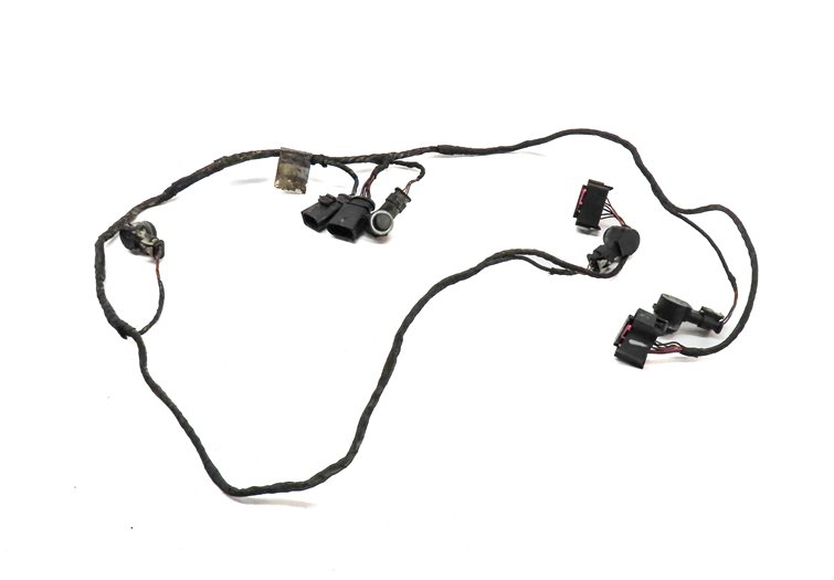 Thumbnail 4: 2015 AUDI A3 (8V) REAR PARK ASSIST PDC DISTANCE CONTROL SENSOR SET/4 (BLACK)