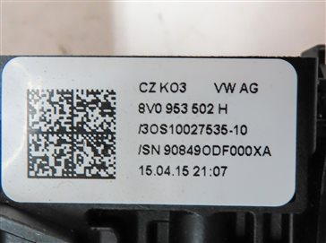 Thumbnail 9: 2015-2016 AUDI A3 S3 (8V) COLUMN BLINKER WIPER CRUISE COMBINATION SWITCH